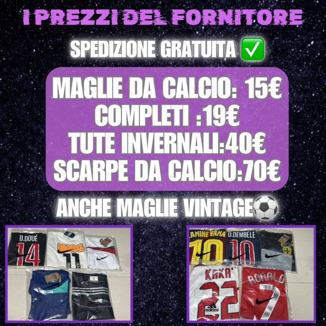 FORNITORE DI MAGLIE DA CALCIO ITALIANO